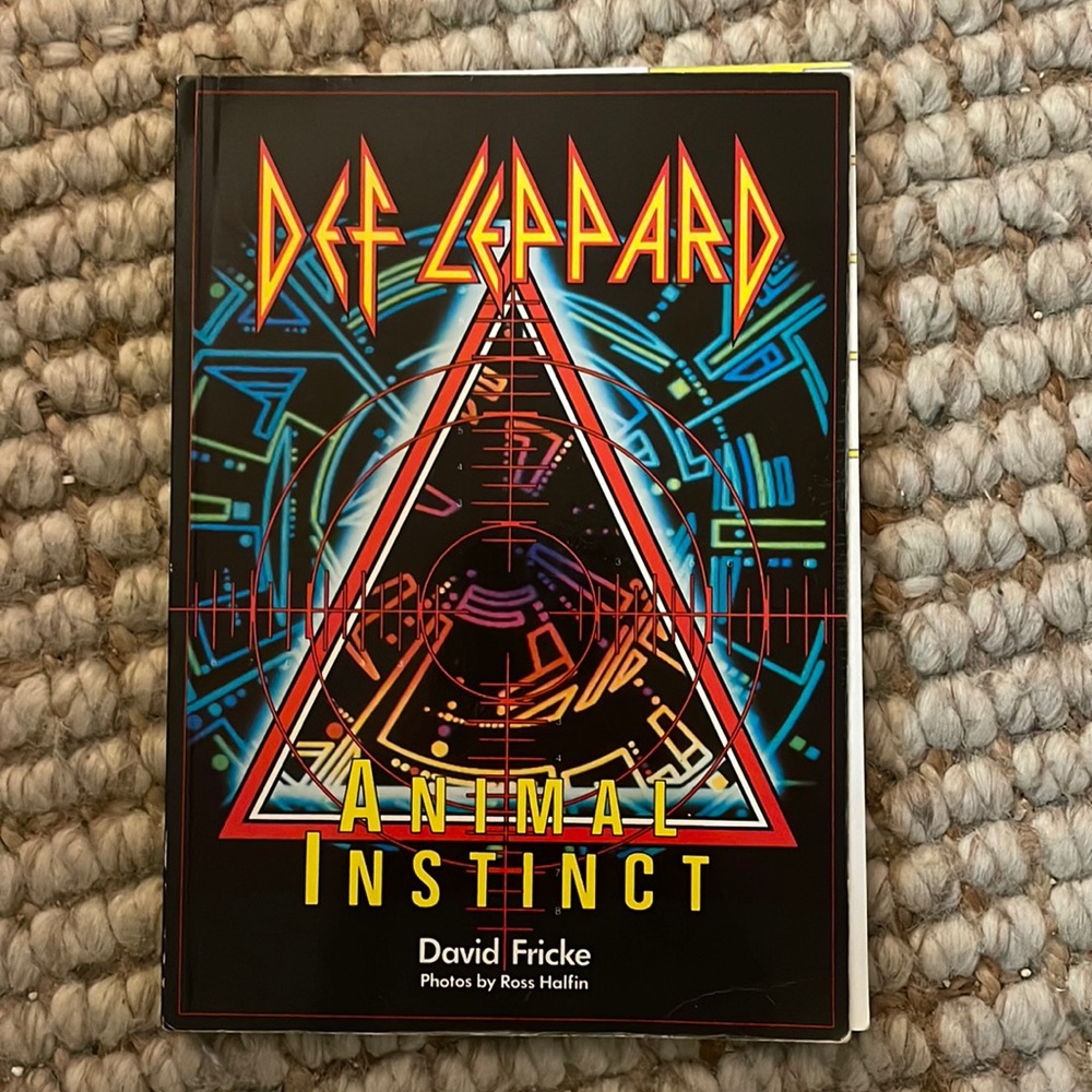 DEF LEPPARD Animal Instinct first edition paperback
